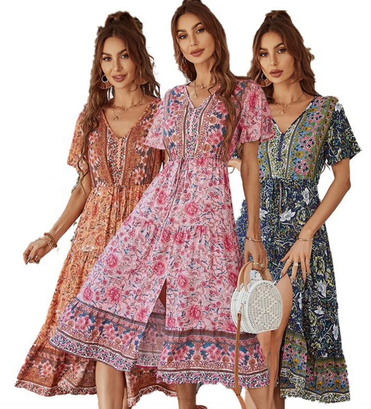 Holiday Casual Long Bohemia Dress