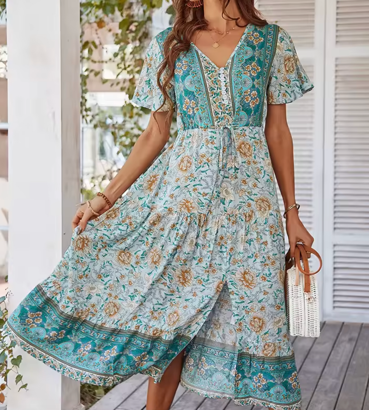 Holiday Casual Long Bohemia Dress