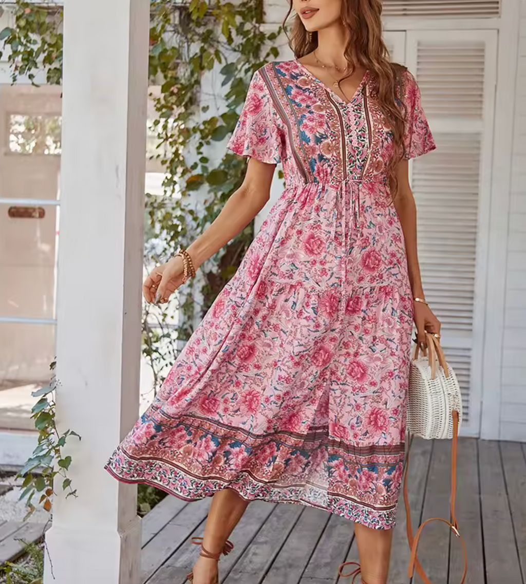 Holiday Casual Long Bohemia Dress