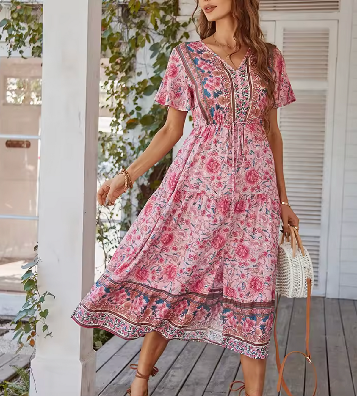 Holiday Casual Long Bohemia Dress