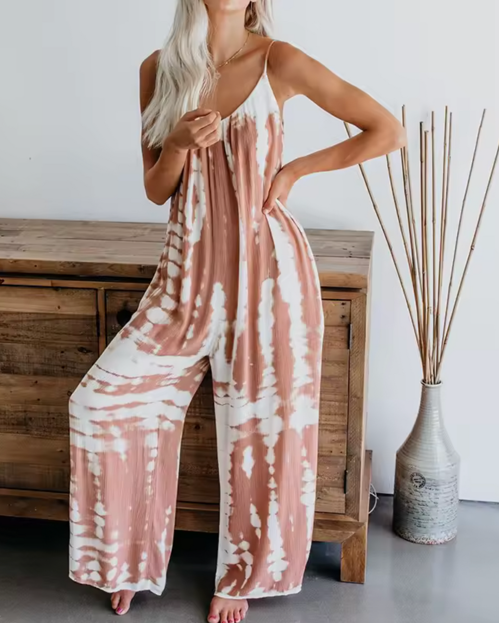 Tie-Dye Harem Jumpsuit