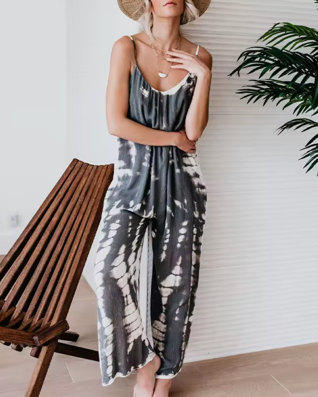 Tie-Dye Harem Jumpsuit