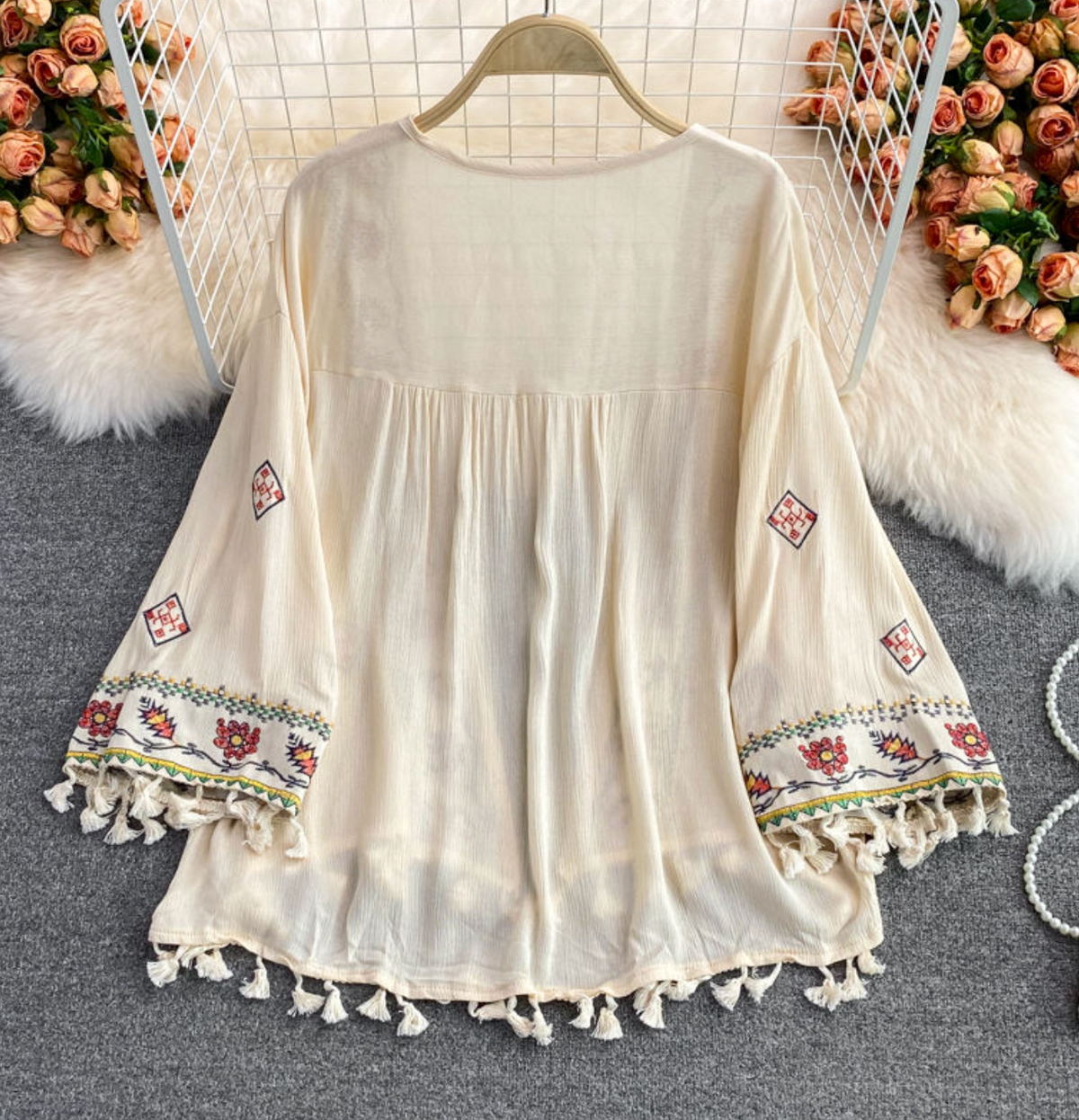 Embroidered Vacation Dress