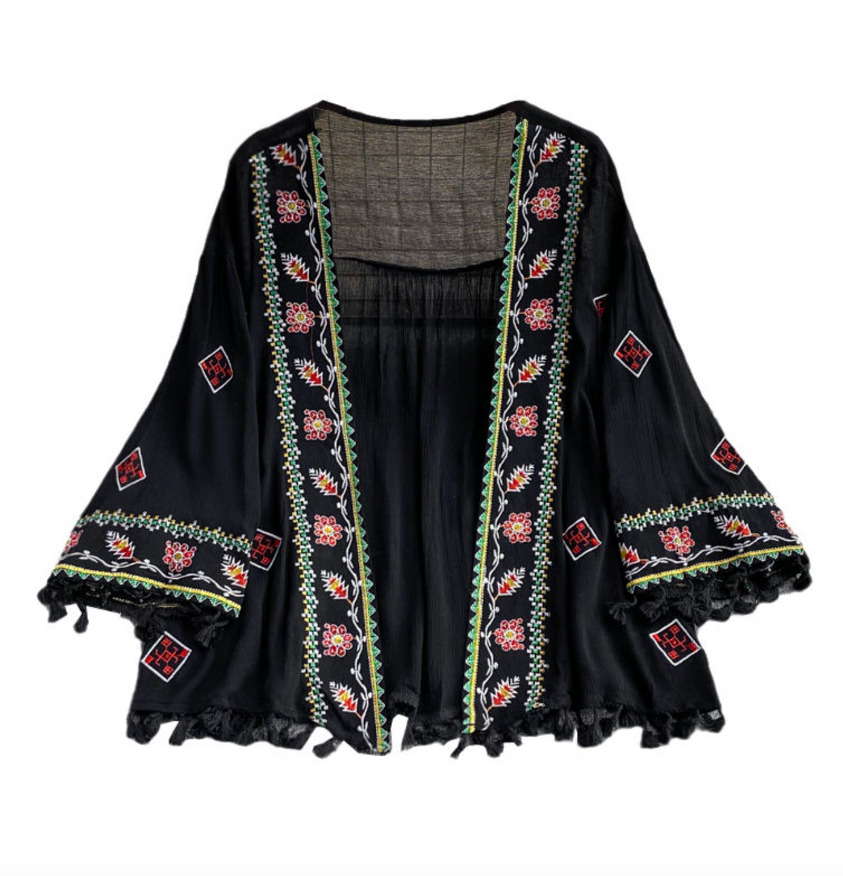 Embroidered Vacation Dress