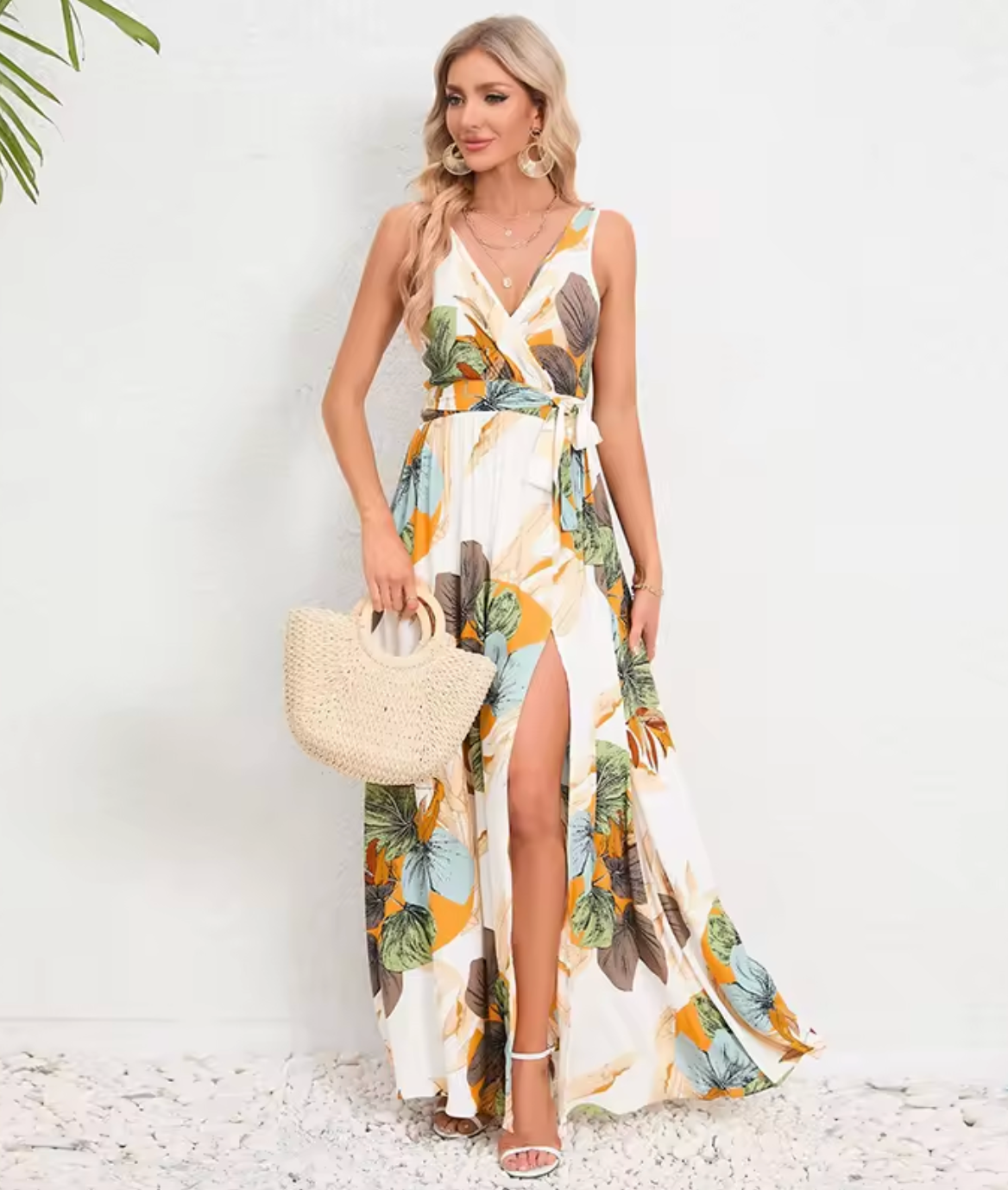 V-Neck Sleeveless Top