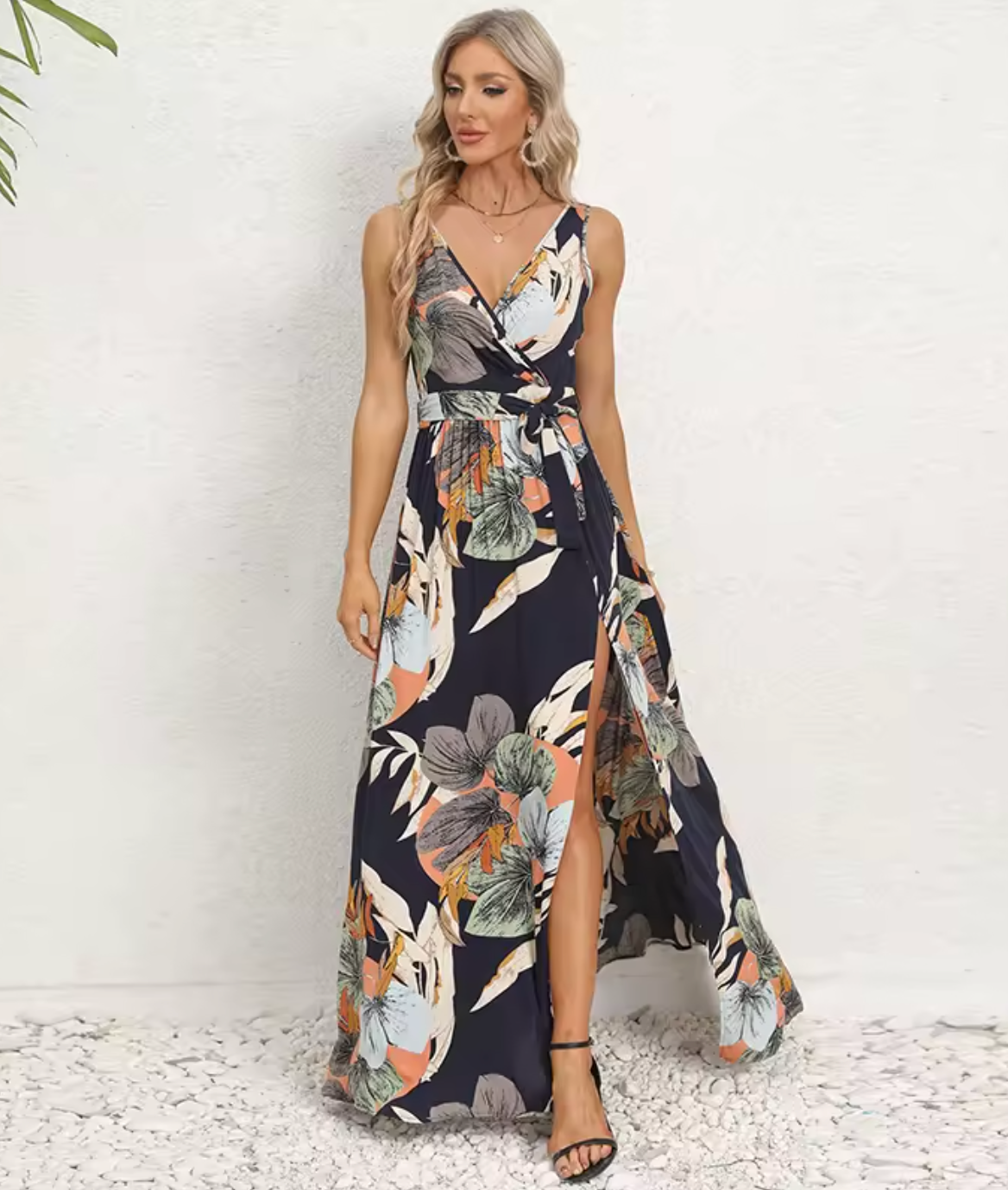 V-Neck Sleeveless Top