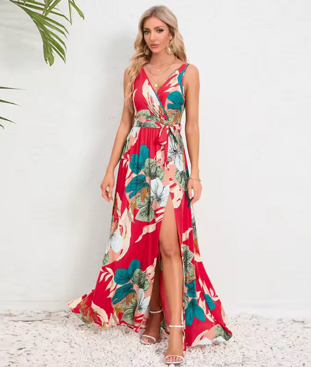 V-Neck Sleeveless Top