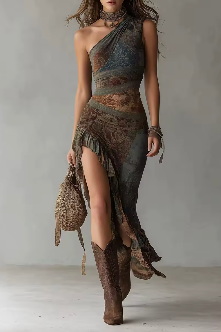 Loose Leisure Bohemian Long Dress